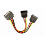 CABLE POWER SPLITTER SATA/0.15M CC-SATAM2F-01 GEMBIRD