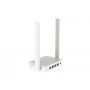 Wireless Router, KEENETIC, Wireless Router, Mesh, IEEE 802.11n, 4x10/100M, LAN \ WAN ports 4, Number of antennas 2, KN-1112-01EN