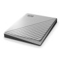 External HDD, WESTERN DIGITAL, My Passport Ultra, 2TB, USB 3.0, USB-C, Colour Silver, WDBC3C0020BSL-WESN