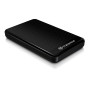 External HDD, TRANSCEND, StoreJet, 1TB, USB 3.0, Colour Black, TS1TSJ25A3K