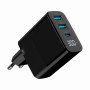 CHARGER USB 30W 3PORT/TA-UC-PDQC30LCD-BK-02 GEMBIRD