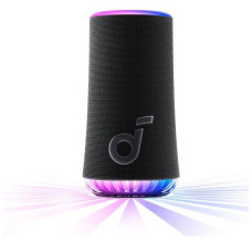 Portable Speaker, SOUNDCORE, Glow, Black, Portable/Wireless, 1xUSB-C, Bluetooth, A3166G11