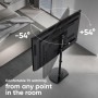TV SET ACC FLOOR STAND /30-60/BLACK TS5060-B ONKRON