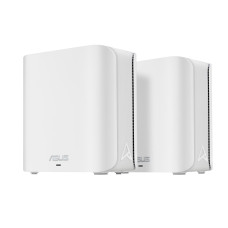 Wireless Router, ASUS, ZenWiFi BD4 (2-pack EU+UK), Product type Mesh system, Qtty 2 pc(s), Wi-Fi band Dual-band (2.4 GHz / 5 GHz), Wi-Fi 7 (802.11be), Ethernet WAN Yes, 2xEthernet LAN (RJ-45) ports, WLAN speed 2882 Mbit/s, Internal memory 512 MB, Flash me