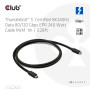 CABLE USB-C THUNDERBOLT 1M/M/M CAC-2501 CLUB3D
