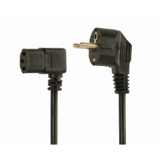 CABLE POWER ANGLED C13 1.8M/PC-186A-075-1.8M GEMBIRD