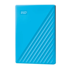 External HDD, WESTERN DIGITAL, My Passport, 2TB, USB 2.0, USB 3.0, USB 3.2, Colour Blue, WDBYVG0020BBL-WESN