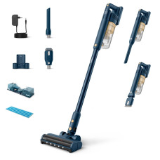 Vacuum Cleaner, PHILIPS, Upright/Cordless/Bagless, Capacity 0.27 l, Noise 84 dB, Blue, Weight 1.4 kg, XC5043/01