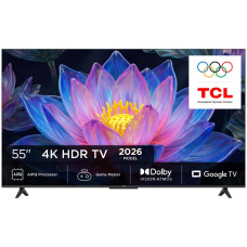 TV Set, TCL, 55 , 4K Ultra HD, 3840 x 2160 pixels, Flat, 16:9, QLED, 55P6L