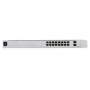 Switch, UBIQUITI, USW-16-POE, Type L2, Desktop/pedestal, Rack, 16x10Base-T / 100Base-TX / 1000Base-T, 2xSFP, PoE ports 16, PoE+ ports 8, 18 Watts, USW-16-POE