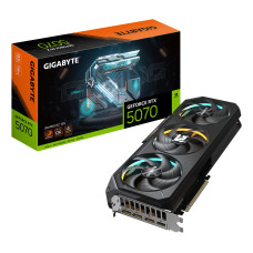 Graphics Card, GIGABYTE, NVIDIA GeForce RTX 5070, 12 GB, GDDR7, 192 bit, PCIE 5.0 16x, GPU 2625 MHz, Triple slot Fansink, 1xHDMI, 3xDisplayPort, GV-N5070GAMINGOC-12GD