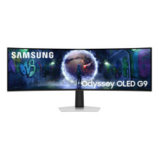 Monitor, SAMSUNG, Odyssey G9 G93SD, 49, Gaming/Curved, Panel OLED, 5120x1440, 32:9, 240 Hz, 0.03 ms, Colour White, LS49DG934SUXEN