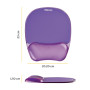 MOUSE PAD CRYSTAL GEL/PURPLE 9144104 FELLOWES
