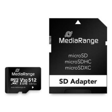 MEMORY MICRO SDXC 512GB UHS-1/W/ADAPTER MR947 MEDIARANGE