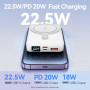 POWER BANK WRL 10000MAH 22.5W/MAGNETIC BLACK FHTB0 VENTION