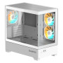 Case, GIGABYTE, GB-C201PI, MidiTower, Case product features Rackmountable/Accessory/Transparent panel, Not included, MicroATX, MiniITX, Colour White, GB-C201PI