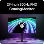 LCD Monitor, LG, 27 , 1920 x 1080 pixels, Full HD, Native aspect ratio 16:9, LCD, Flat, 27G550B-B