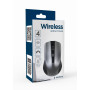 MOUSE USB OPTICAL WRL BLACK/GREY MUSW-4B-04-BG GEMBIRD