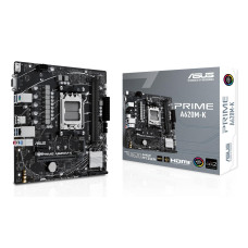 Mainboard, ASUS, AMD A620, Micro-ATX, Memory DDR5, Memory slots 2, 1xPCI-Express 3.0 1x, 1xPCI-Express 4.0 16x, 1xM.2, 1x15pin D-sub, 1xHDMI, 2xUSB 2.0, 4xUSB 3.2, 1xPS/2, 1xRJ45, 3xAudio port, PRIMEA620M-K