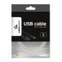 CABLE USB2 TO MICRO-USB 1M/CCP-MUSB2-AMBM-W-1M GEMBIRD