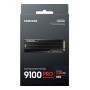 SSD, SAMSUNG, 9100 PRO, 8TB, M.2, NVMe, TLC, Write speed 13400 MBytes/sec, Read speed 14800 MBytes/sec, 3.88mm, TBW 4800 TB, MZ-VAP8T0CW