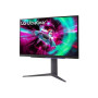 LCD Monitor, LG, 32GR93U-B, 31.5, Gaming/4K, Panel IPS, 3840x2160, 16:9, 144Hz, Matte, 1 ms, Pivot, Height adjustable, Tilt, Colour Black / Grey, 32GR93U-B