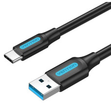 CABLE USB3.0 TO USB-C MALE/2M BLACK COZBH VENTION