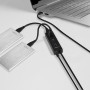 I/O HUB USB3.0 4PORT CHARGING/W/AC 1.2M HUE-S2BP AXAGON