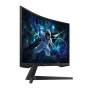 LCD Monitor, SAMSUNG, LS27CG552EUXEN, 27, Gaming/Curved, Panel VA, 2560x1440, 16:9, 165 Hz, Matte, 1 ms, Height adjustable, Colour Black, LS27CG552EUXEN