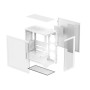 Case, DEEPCOOL, CG580 WH, MidiTower, Case product features Rackmountable/Accessory/Transparent panel, Not included, MicroATX, MiniITX, Colour White, CG580WH