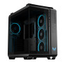 Case, ASUS, TUF Gaming GT502 Horizon, MidiTower, Case product features Transparent panel, Not included, ATX, MicroATX, MiniITX, Colour Black, TUFGAMINGGT502HORIZON