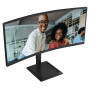 LCD Monitor, AOC, 34 , 3440 x 1440 pixels, UltraWide Quad HD, Native aspect ratio 21:9, LCD, Curved, CU34E4CV