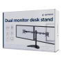 MONITOR ACC DESK STAND 13-32/DUAL MS-D2ST-02 GEMBIRD