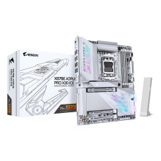 Mainboard, GIGABYTE, AMD X870E, Socket AM5, ATX, RAM DDR5-SDRAM, 4xSlots, Wi-Fi Yes, Bluetooth Yes, 4xNumber of M.2 (M) slots, X870E A PRO X ICE, X870EAPROXICE