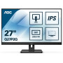LCD Monitor, AOC, Q27P2Q, 27, Panel IPS, 2560x1440, 16:9, 75Hz, 4 ms, Speakers, Swivel, Pivot, Height adjustable, Tilt, Colour Black, Q27P2Q