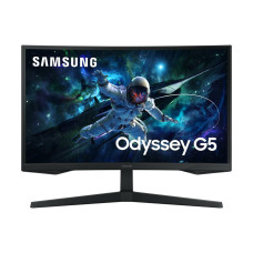 LCD Monitor, SAMSUNG, LS27CG552EUXEN, 27, Gaming/Curved, Panel VA, 2560x1440, 16:9, 165 Hz, Matte, 1 ms, Height adjustable, Colour Black, LS27CG552EUXEN LCD Monitor, SAMSUNG, LS27CG552EUXEN, 27, Gaming/Curved, Panel VA, 2560x1440, 16:9, 165 Hz, Matte, 1 ms, Height adjustable, Colour Black, LS27CG552EUXEN