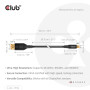 CABLE MINI DP TO DP 1M/M/M CAC-1116 CLUB3D