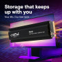 SSD, CRUCIAL, P310, 1TB, M.2, PCIe Gen4, NVMe, 3D NAND, Write speed 6000 MBytes/sec, Read speed 7100 MBytes/sec, TBW 220 TB, CT1000P310SSD5
