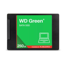 SSD, WESTERN DIGITAL, Green, 250GB, 3D NAND, Read speed 545 MBytes/sec, 2,5, MTBF 2000000 hours, WDS250G5G0A