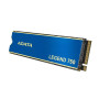 SSD,ADATA,LEGEND 750,500GB,M.2,PCIE,3D NAND,Write speed 2400 MBytes/sec,Read speed 3400 MBytes/sec,TBW 600 TB,MTBF 2000000 hours,ALEG-750-500GCS
