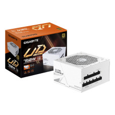 Power Supply, GIGABYTE, UD750GM PG5 ICE, ATX 3.1, 750 Watts, Efficiency 80 PLUS GOLD, PFC Active, MTBF 100000 hours, GP-UD750GMPG5ICE