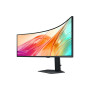 LCD Monitor, SAMSUNG, 49 , 5120 x 1440 pixels, Dual QHD, Native aspect ratio 32:9, LCD, Curved, LS49F950UAUXXE