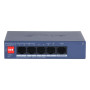 Switch, DAHUA, DH-CS4005-4ET1GT-36, Switch layer L2, 4xRJ-45 ports, RJ-45 Ports Type Fast Ethernet (10/100), 1xGigabit Ethernet (copper) ports quantity, 4xPower over Ethernet (PoE) ports quantity, Total Power over Ethernet (PoE) budget 36 W, CS4005-4ET1GT