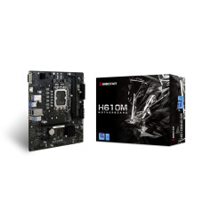 Mainboard, BIOSTAR, Intel H610, LGA1700, Micro-ATX, Memory DDR5, Memory slots 2, H610MHDD5