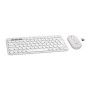KEYBOARD +MOUSE COMBO PEBBLE 2/WHITE 920-012240 LOGITECH