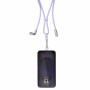 CABLE USB-C TO USB-C 1.65M/LANYARD PURPLE 7991003 INTENSO
