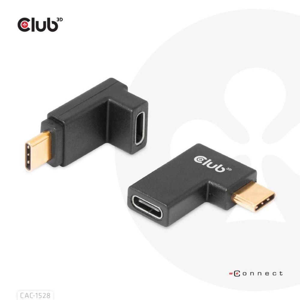 I/O ADAPTER USB-C ANGLED SET/CAC-1528 CLUB3D I/O ADAPTER USB-C ANGLED SET/CAC-1528 CLUB3D