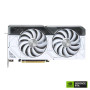 Graphics Card, ASUS, NVIDIA GeForce RTX 4070 SUPER, 12 GB, GDDR6X, 192 bit, PCIE 4.0 16x, Two and Half Slot Fansink, 1xHDMI, 3xDisplayPort, DUAL-RTX4070S-O12G-WHITE