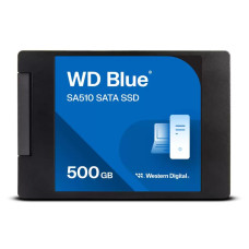 SSD, WESTERN DIGITAL, Blue SA510, 500GB, SATA 3.0, Write speed 510 MBytes/sec, Read speed 560 MBytes/sec, 2,5, TBW 200 TB, MTBF 1750000 hours, WDS500G3B0A