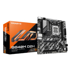 Mainboard, GIGABYTE, AMD B840, Socket AM5, micro ATX, RAM DDR5-SDRAM, 2xSlots, 2xNumber of M.2 (M) slots, B840M D2H (Rev. 1.1), B840MD2H1.1